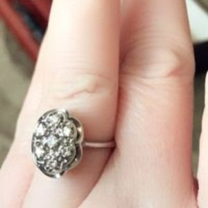 Antique 14k Diamond Ring